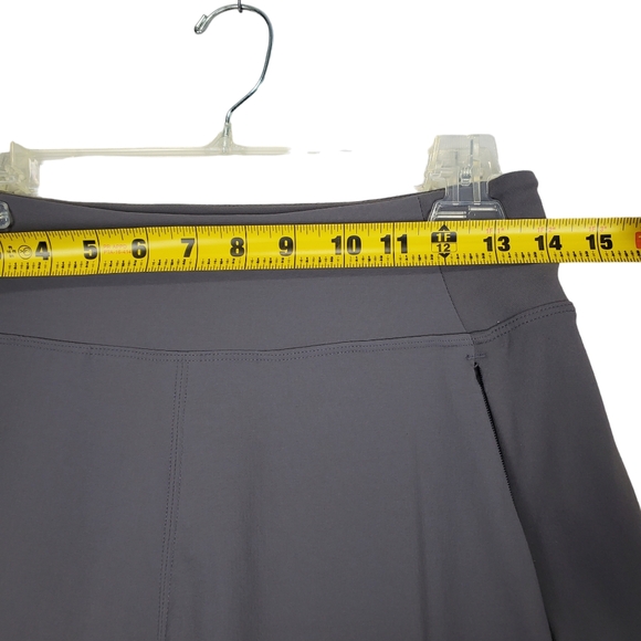 Athleta Joggers Gray Skinny Pull On Highline Hybrid Summiter Stretch Size 8T - Picture 13 of 15